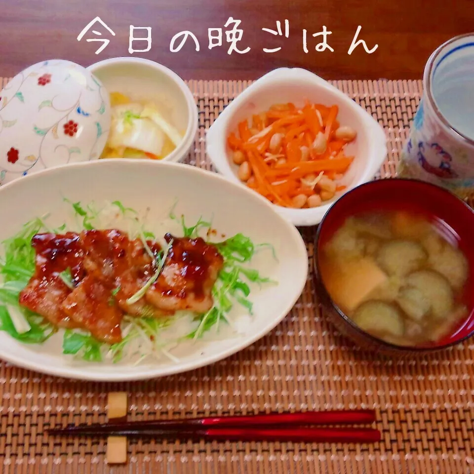 豚カルビ丼|かおりんさん