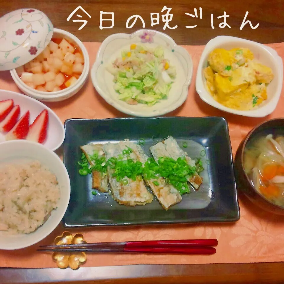 太刀魚の唐揚げ|かおりんさん