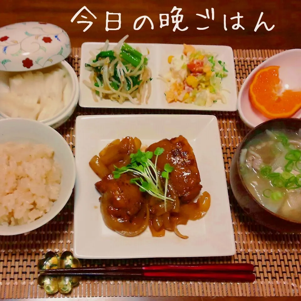 Snapdishの料理写真:鶏の照り焼き|かおりんさん