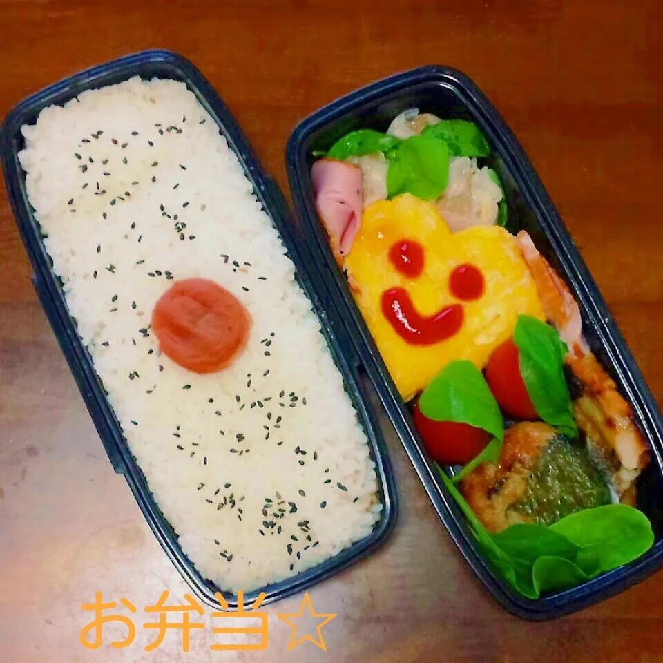 ハートのオムレツ弁当|かおりんさん