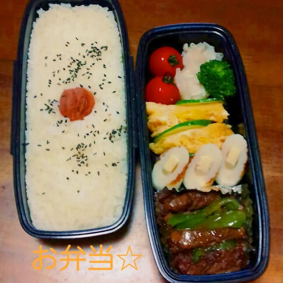 Snapdishの料理写真:ステーキ弁当|かおりんさん