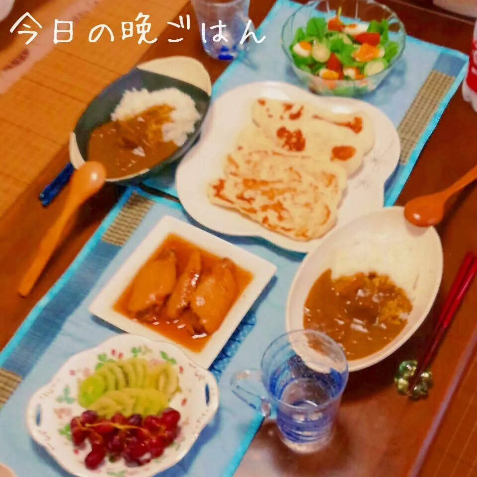 Snapdishの料理写真:カレーライス＆ナン|かおりんさん