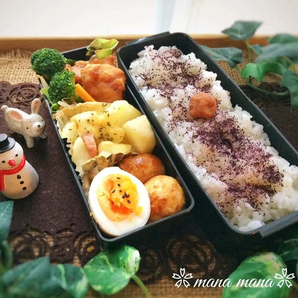 ( ﾟдﾟ)ハッ! 月曜日のお弁当～|まなまな♡さん