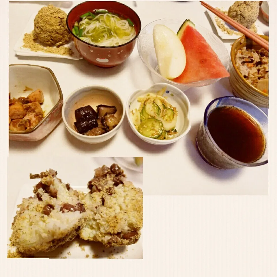 Snapdishの料理写真:お盆休みの夕食|Saemi Takahashiさん