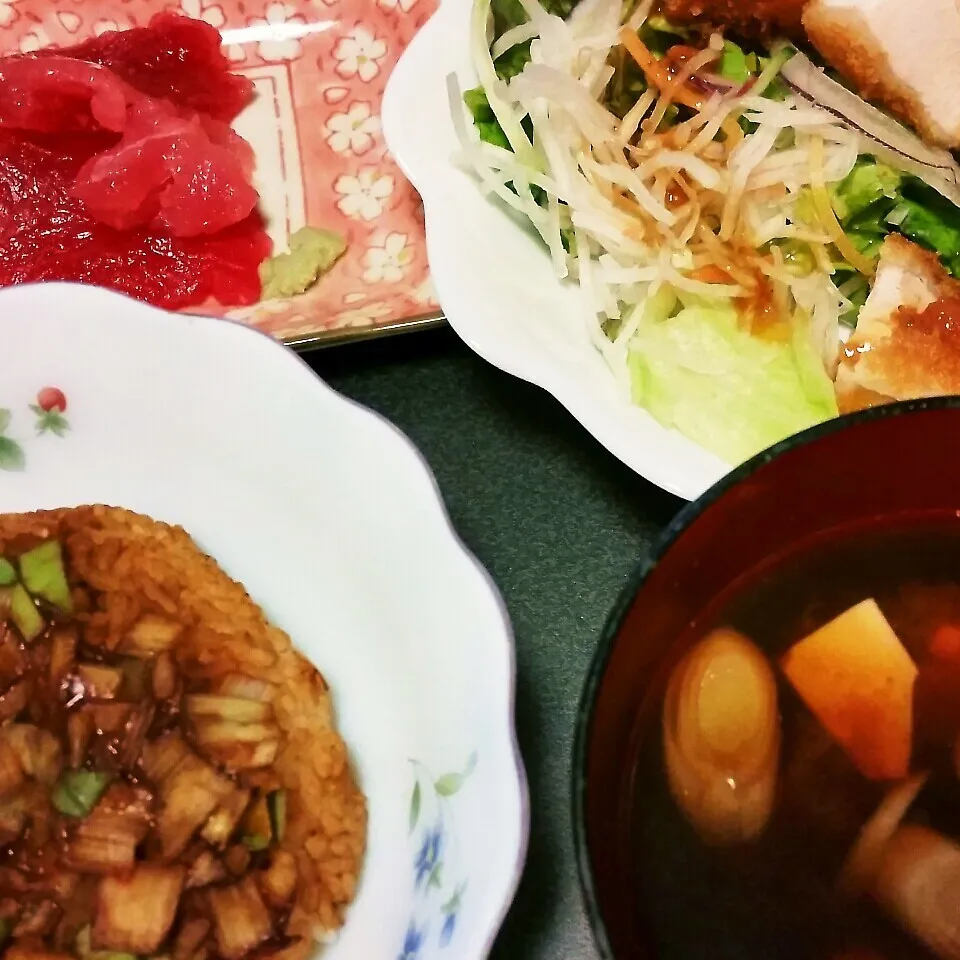 Snapdishの料理写真:夕食|Saemi Takahashiさん