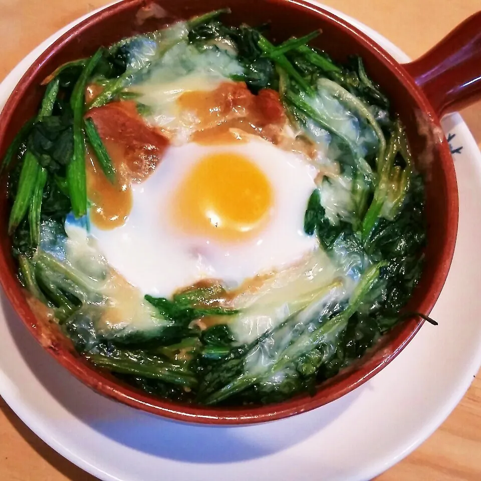 巣籠もり親子鶏の焼きチーズカレーミルク煮ライス|Saemi Takahashiさん