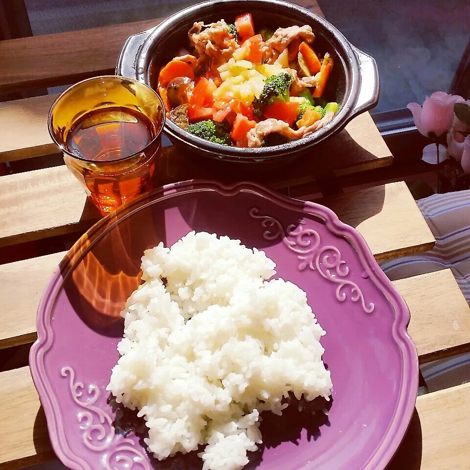 豚肉野菜の蒸し焼きスイートチリ|Saemi Takahashiさん