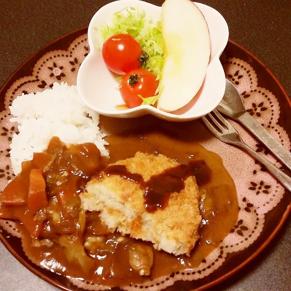 Snapdishの料理写真:カレーライスプレート|Saemi Takahashiさん