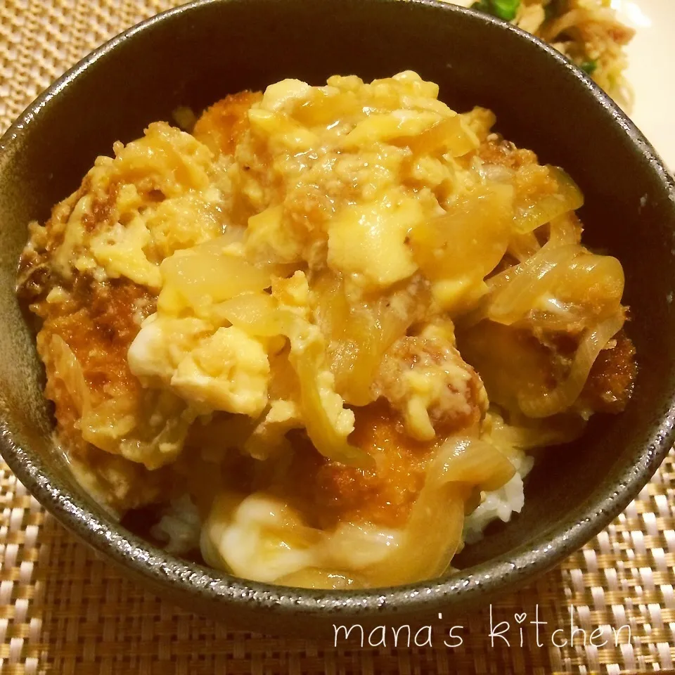 ドタバタな火曜日のトリカツ丼♪|まなまな♡さん