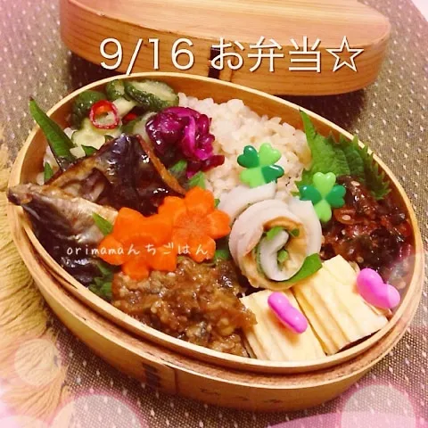 鯖の一夜干しと好きなもんいっぱい弁当☆|chouchouさん