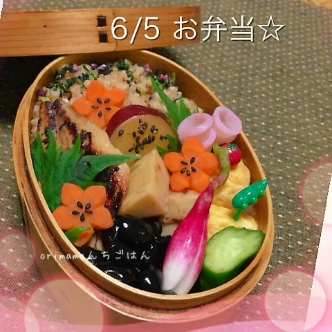 鯖の味噌漬けと筍のおかか煮弁当☆|chouchouさん