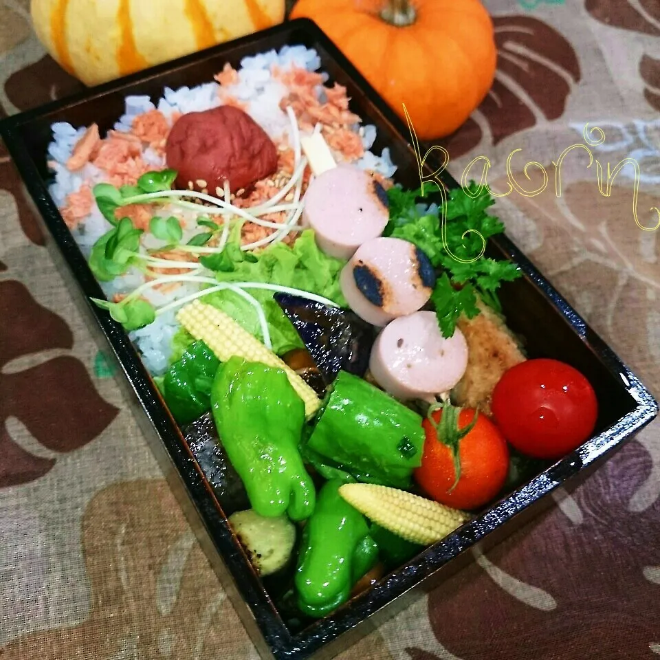 今日の旦那弁♪野菜弁当|かおりん✴︎❤︎さん