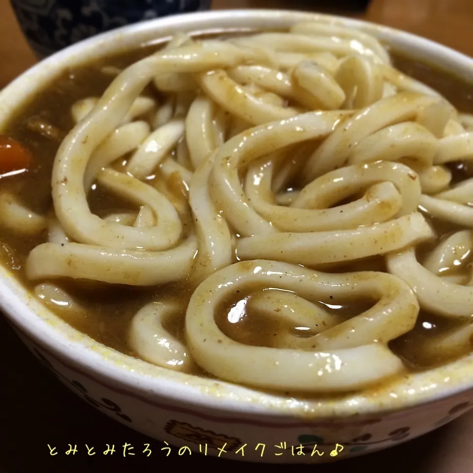 カレーうどん♪|とみとみたろうの男子ごはん♪さん