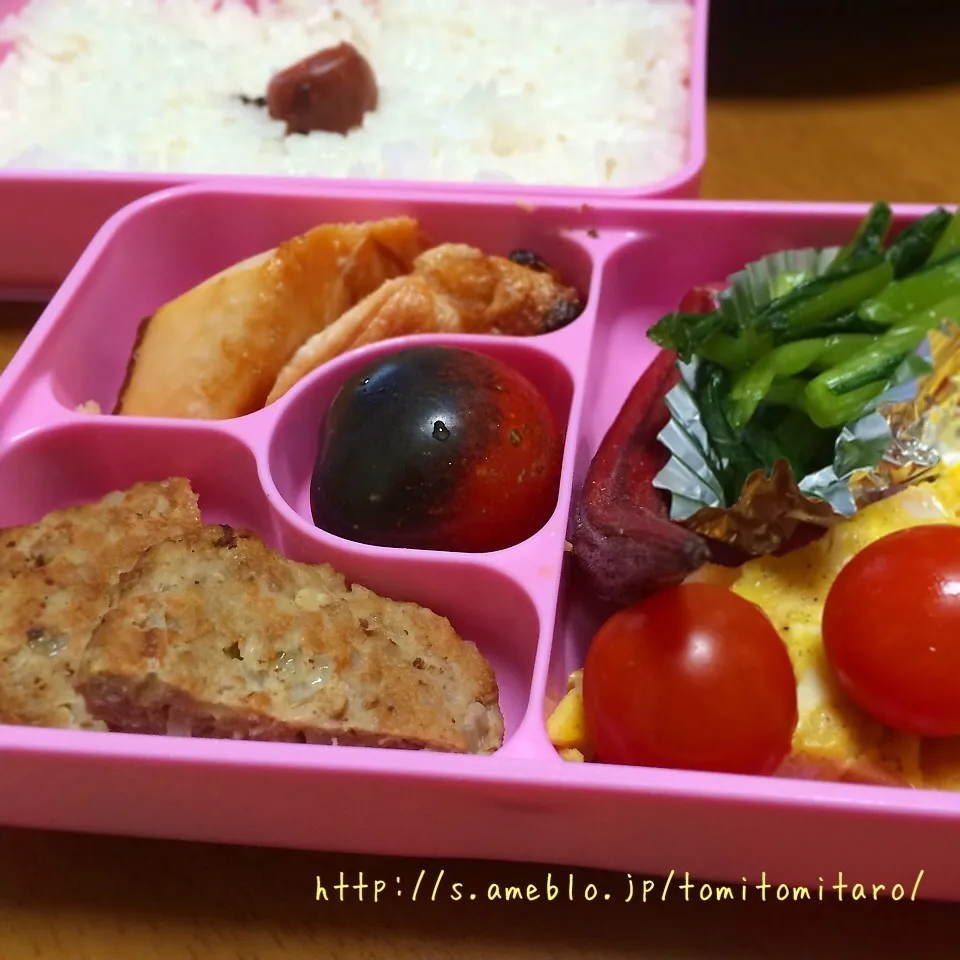 秋のミニトマト入り弁当♪|とみとみたろうの男子ごはん♪さん