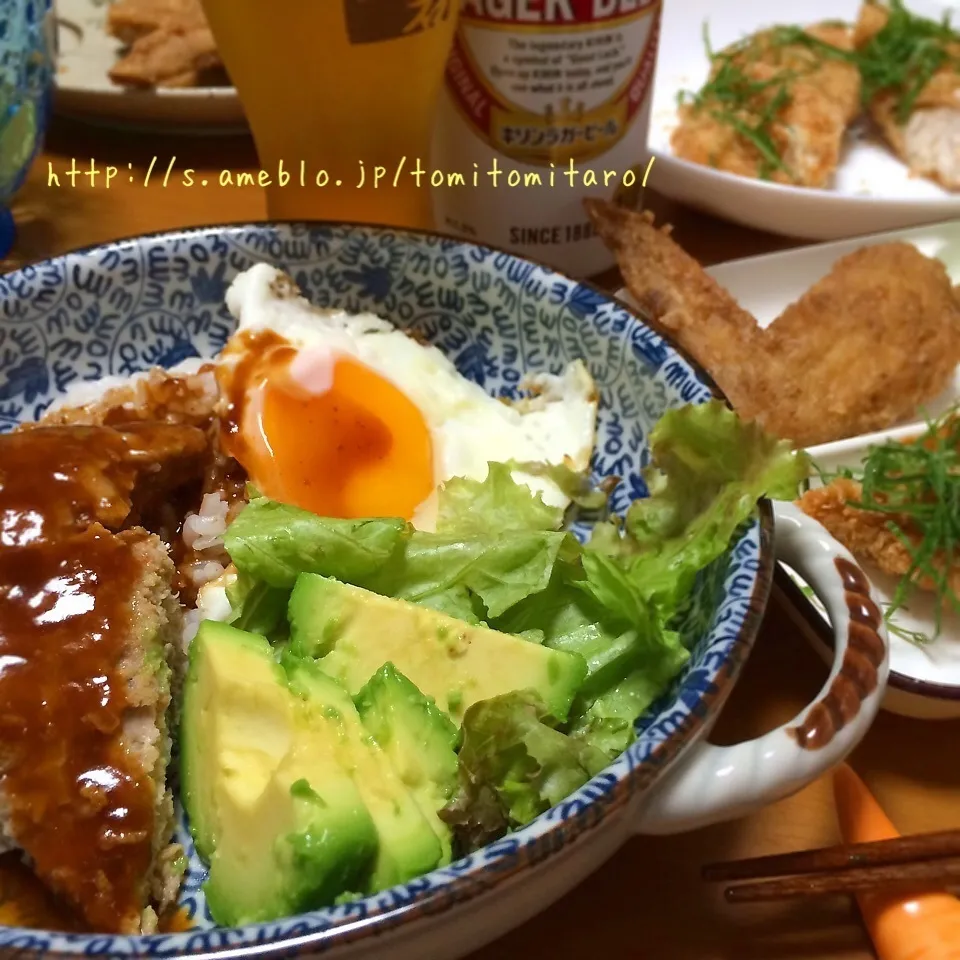 でら旨しっな！ロコモコ丼なお家パーティー♪|とみとみたろうの男子ごはん♪さん