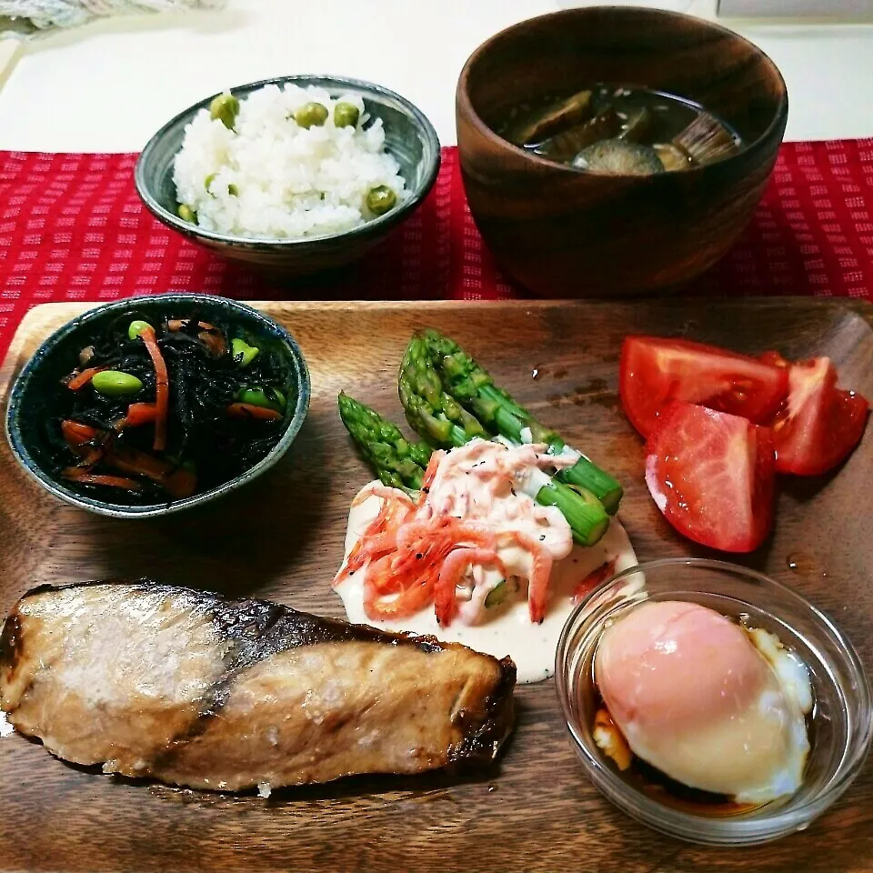 鰤の塩焼き定食♪|かおりん✴︎❤︎さん