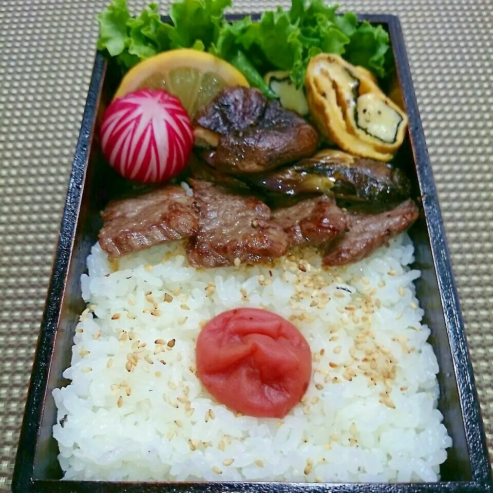 今日の旦那弁♪BBQ残飯弁当(^w^)|かおりん✴︎❤︎さん