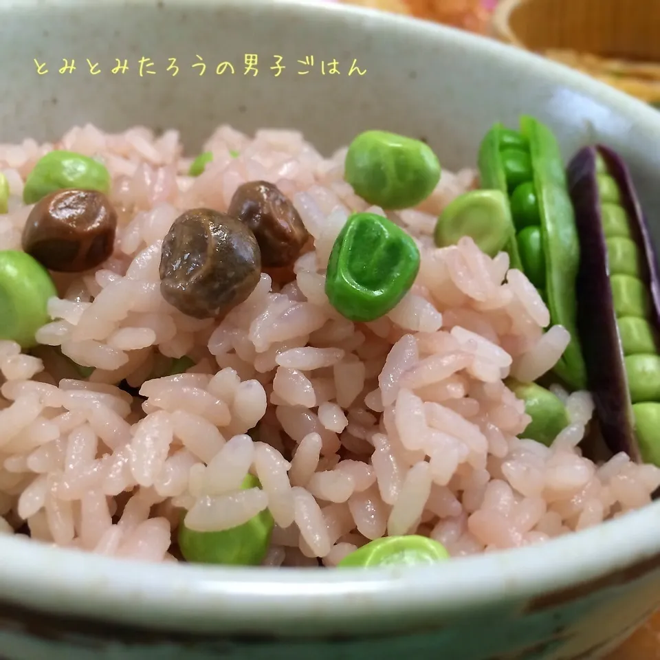 超簡単！ツタンカーメンの豆ごはん〜♪|とみとみたろうの男子ごはん♪さん