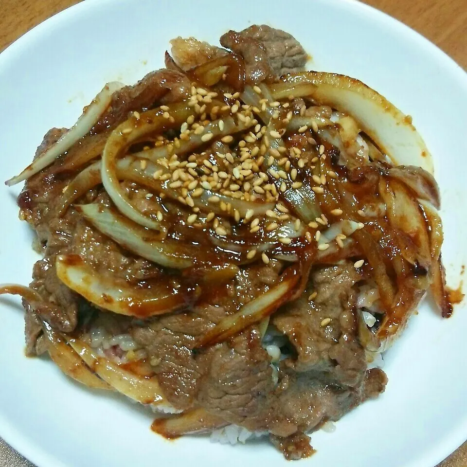 Snapdishの料理写真:焼肉丼|ひろにぃさん