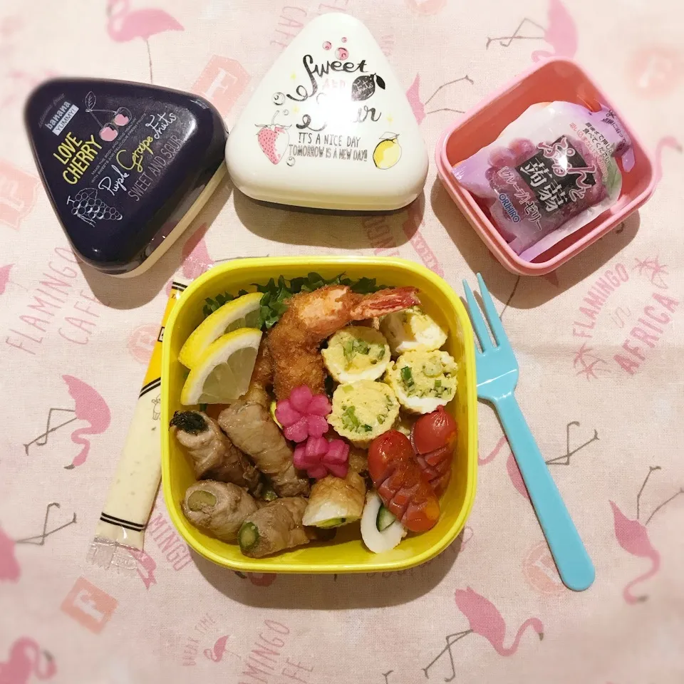 Snapdishの料理写真:2018.6.11 今日の娘弁当♡|mieさん