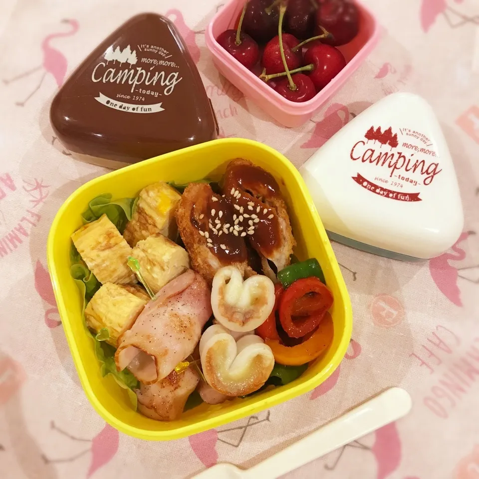 Snapdishの料理写真:2018.5.29 今日の娘弁当♡|mieさん