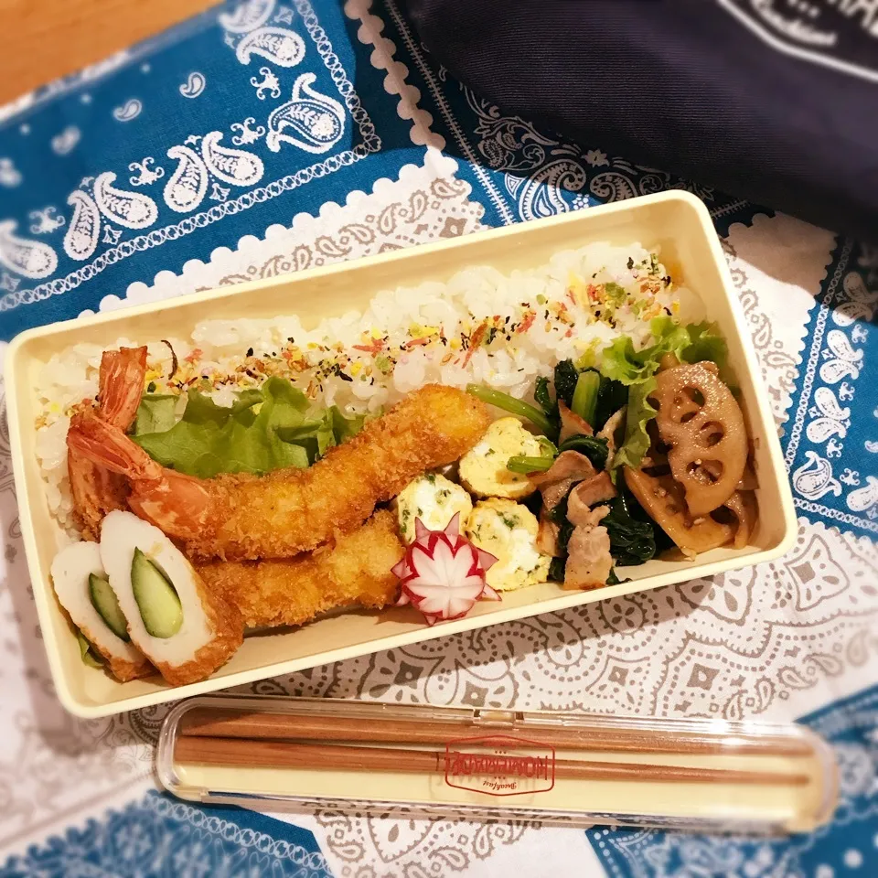 Snapdishの料理写真:2018.5.15 今日の娘弁当♡|mieさん