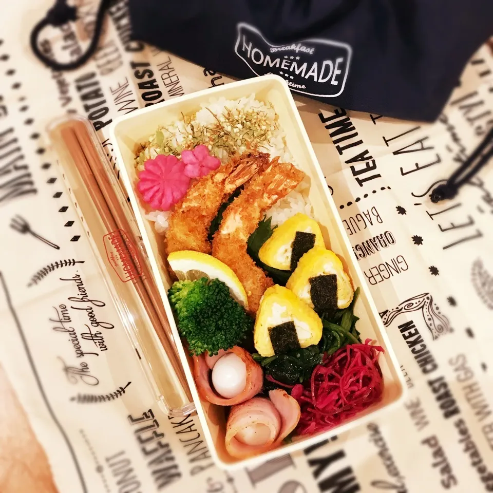 Snapdishの料理写真:2018.4.20 今日の娘弁当♡|mieさん