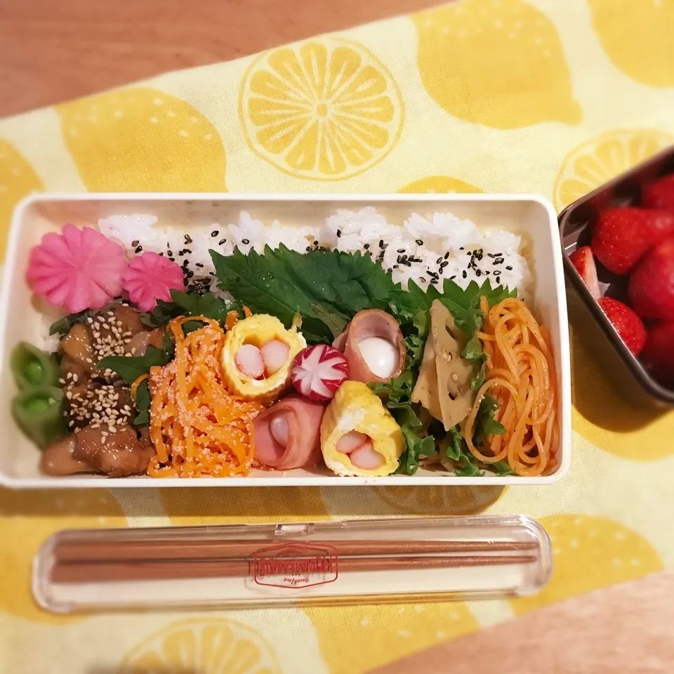 2018.4.18 今日の娘弁当♡|mieさん