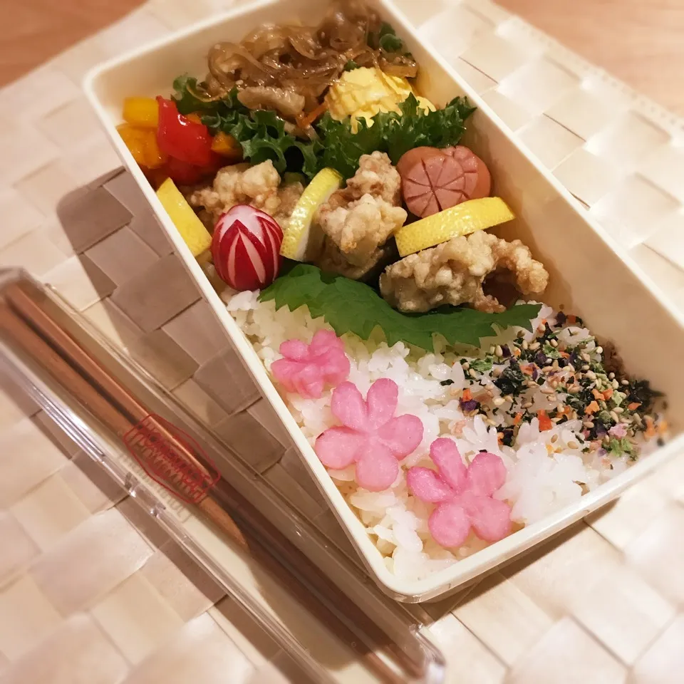 中学一年生！初お弁当♡|mieさん