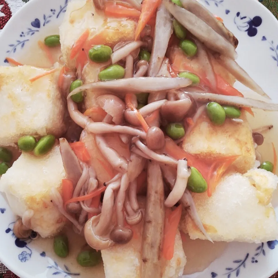 ふわとろ餡掛け豆腐|蘭蘭さん