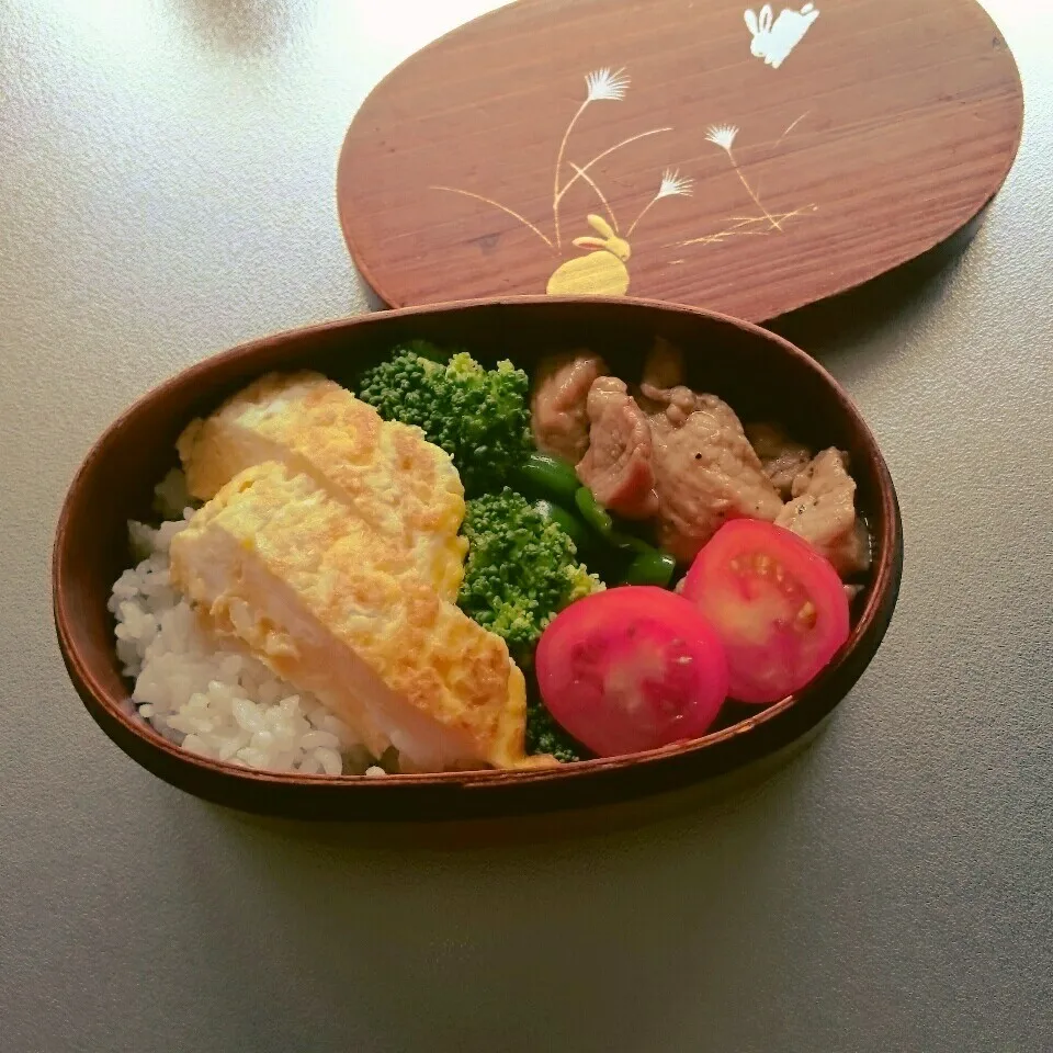 Snapdishの料理写真:今日のお弁当|蘭蘭さん