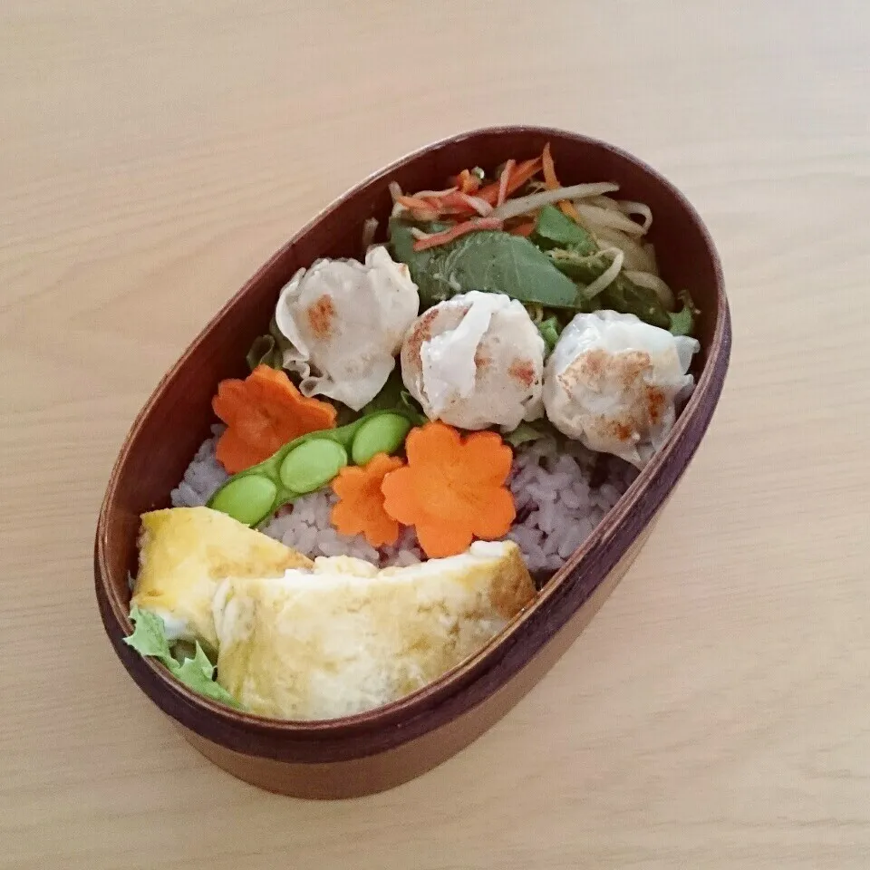 Snapdishの料理写真:シュウマイ弁当|蘭蘭さん