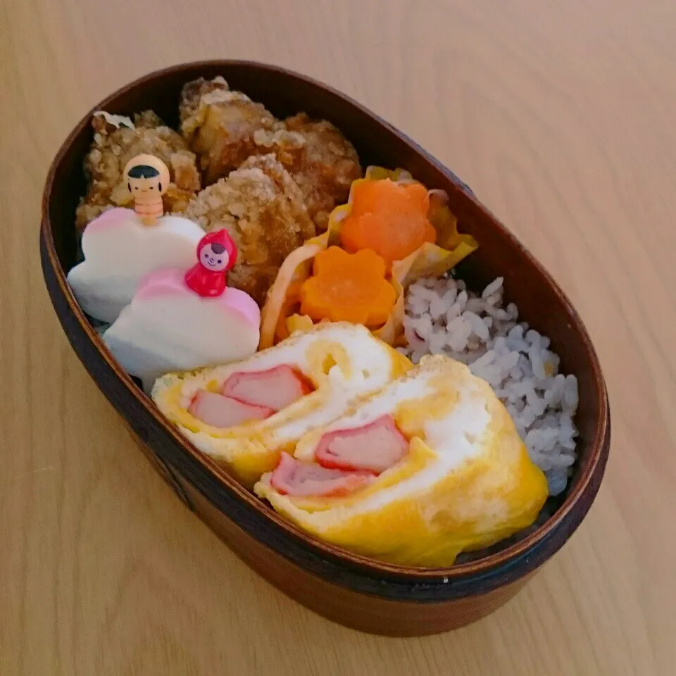 鶏唐揚げ弁当|蘭蘭さん