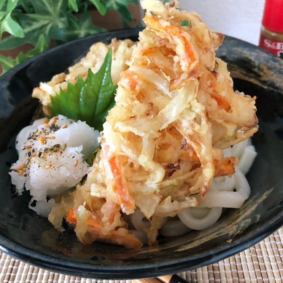 野菜天で冷やしうどん|kazumi_a♡さん