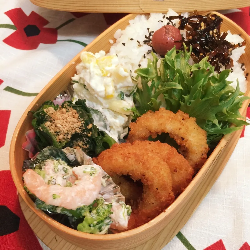 Snapdishの料理写真:高校生弁当0404|らんまるさん