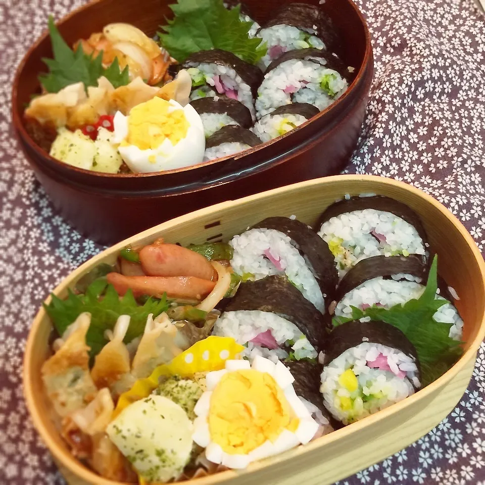 Snapdishの料理写真:中高生弁当0805|らんまるさん