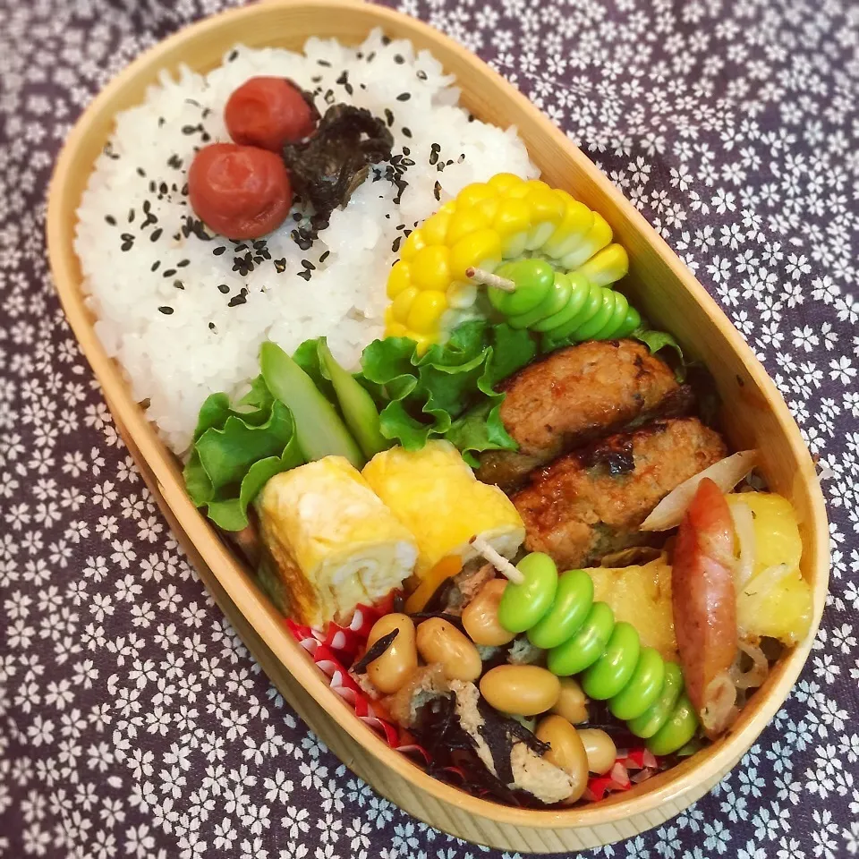 Snapdishの料理写真:高校生弁当0611|らんまるさん