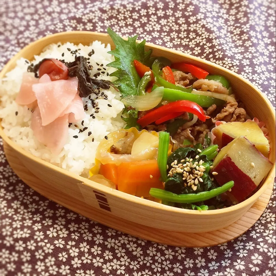 Snapdishの料理写真:高校生弁当0526|らんまるさん