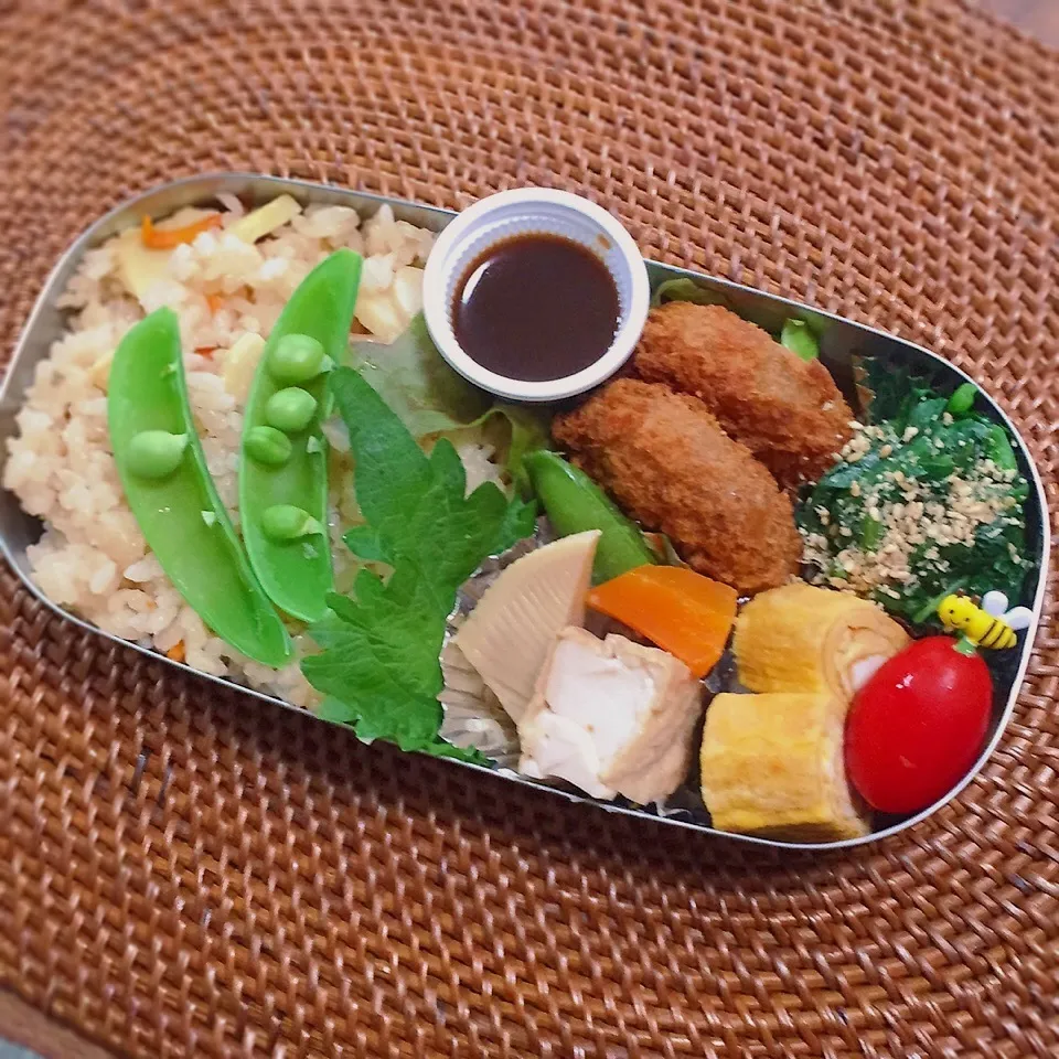 Snapdishの料理写真:高校生弁当0416|らんまるさん