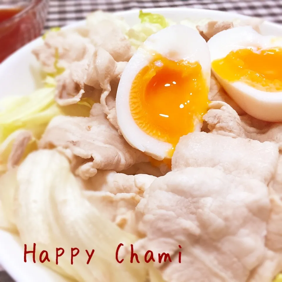 サラダうどん 梅肉ドレッシング|chamiさん