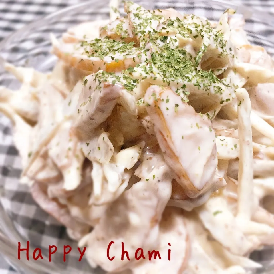 スモークチキンとごぼうのサラダ|chamiさん