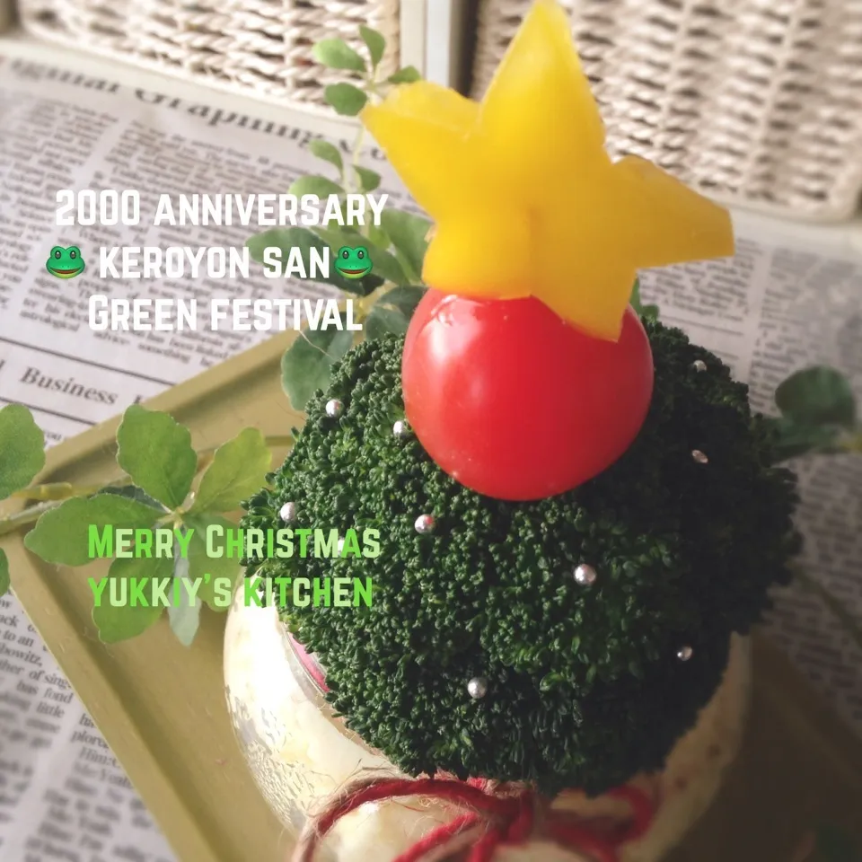 🐸祝2000🐸けろよんさんおめでとう〜🎄|ユッキーさん