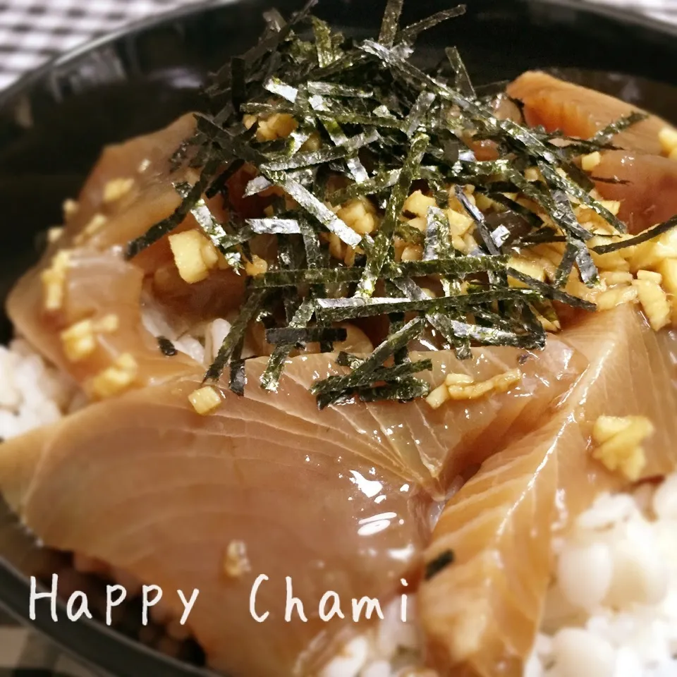 Snapdishの料理写真:トロ鰹の生姜丼|chamiさん