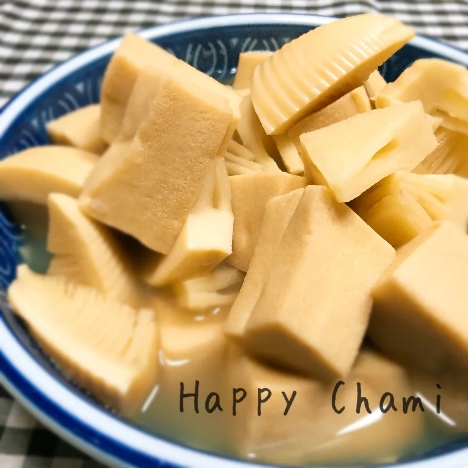 タケノコと高野豆腐の含め煮|chamiさん