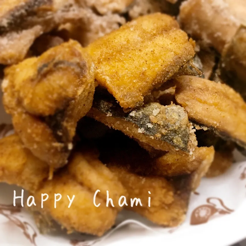 秋刀魚のカレー風味竜田揚げ|chamiさん