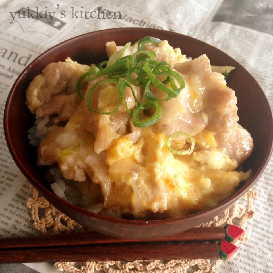 Snapdishの料理写真:♡♡ふわふわな親子丼♡♡|ユッキーさん