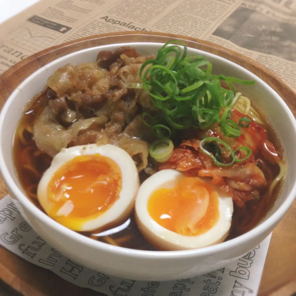 ♡♡豚バラ薄切りチャーシューの冷やしラーメン♡♡|ユッキーさん