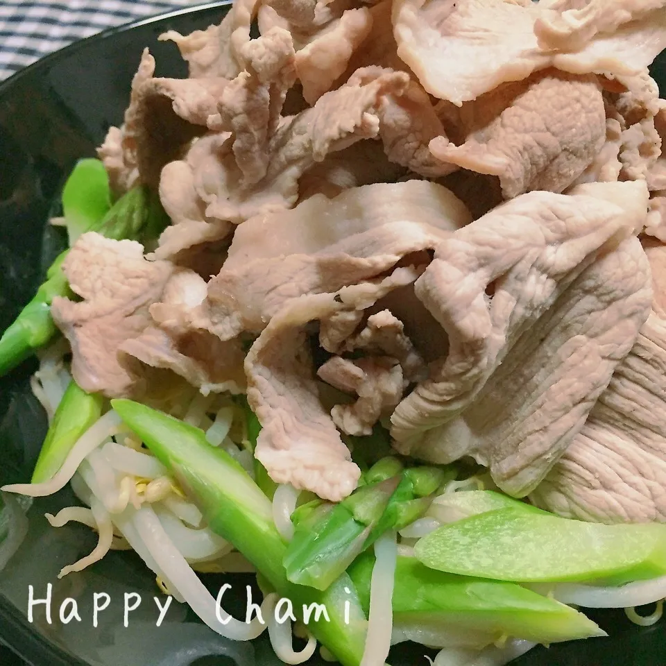 豚肉のしゃぶしゃぶ風|chamiさん