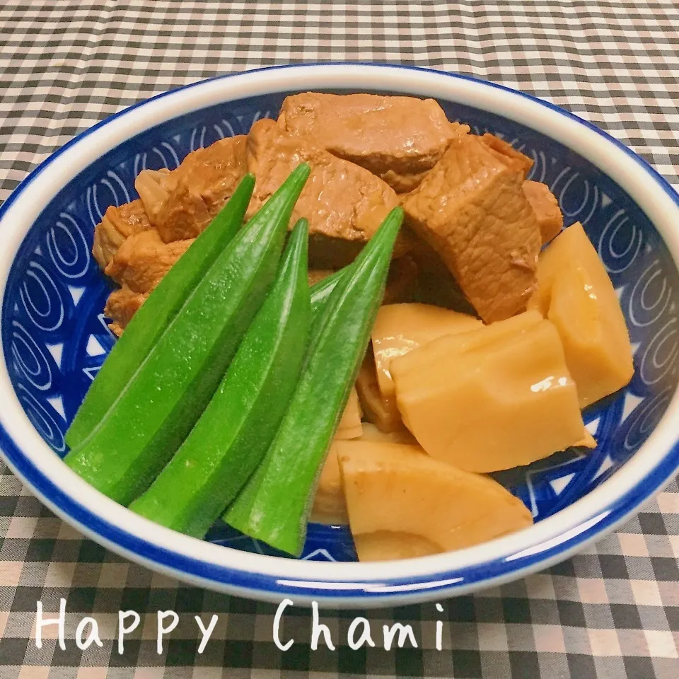 豚肉とタケノコのオイスターソース煮込み|chamiさん