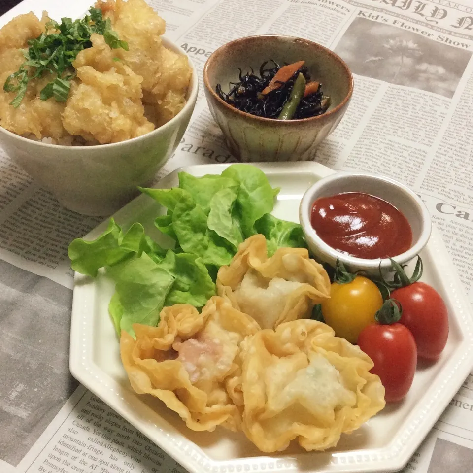 ♡♡海老とチーズ揚げ餃子〜お花バージョン♡♡|ユッキーさん